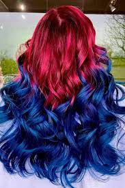 Black hair with blue highlights can look differently, depending of what shade of blue you choose, how you prefer to distribute your highlights and whether you wish to use a lot of them or just one as an accent. Fabulous Purple And Blue Hair Styles Lovehairstyles Com