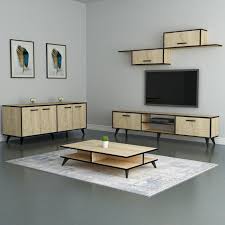 Our solid wood living room furniture is handcrafted in vermont and guaranteed to last a lifetime. Diamond Wood Living Room Diamond Living Room Set Oak Color 18 Mm Thickness Of Melamine Chipboard Netsan Furniture Turkey
