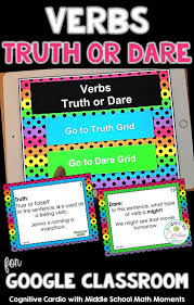 Use This Interactive Ela Game For Google Classroom To Help Your Students Practice Verb Concepts Verbs Google Classroom Ela Games Middle School Language Arts