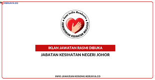 Jabatan kesihatan negeri johor : Jawatan Kosong Terkini Jabatan Kesihatan Negeri Johor Kerja Kosong Kerajaan Swasta