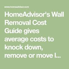 We want to take out about 9.5 feet of a wall that runs the price to take down a wall also depends on the home's age. Pin On Home And Decor
