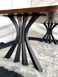420 Akro Metal Table Legs 28 Set Of 2 Modern Etsy In 2020 Metal Table Legs Metal Table Metal Table Base