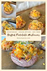 Stuffed Portobello Mushrooms With Bulgur Munchyesta Recipe In 2020 Vegetarian Recipes Dinner Food Vegetarian Dinner