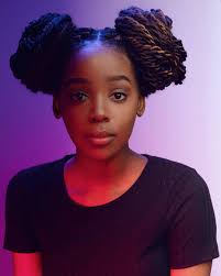 In South Africa Thuso Mbedu S Portrait Game Photos 9jahotstars Playing With Hair Black Natural Hairstyles Natural Hair Styles