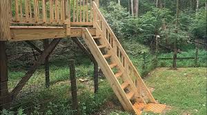 Cubby houses play houses building a treehouse treehouse kids simple tree house tree house plans trap door tree house kids wooden rope ladder climbing rope for timber climbing frame selection! Ladder Or Stairs The Treehouse Project Part 16 Youtube