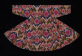 Central Asia Uzbekistan Bukhara Woman S Robe Munisak Second Quarter Of 19th Century Silk And Cotton T Asian Textiles Textile Museum Museum Of Fine Arts