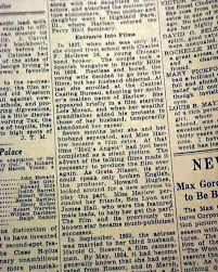 Death of film star Jean Harlow... - RareNewspapers.com