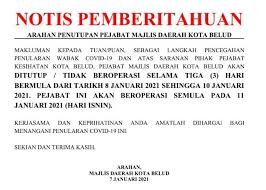 Ibupejabat polis daerah kota belud polis diraja malaysia peti surat no.126 89158 kota belud sabah. Notis Pemberitahuan Arahan Majlis Daerah Kota Belud Facebook