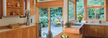 Our sleek sliding patio doors are designed to allow for maximum glass area, and are engineered for smooth opening and secure performance. Contemporary Sliding Doors Renewal By Andersen Western Products