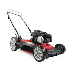The mower can reach speeds of up to 5.5 miles per hour and has a fault tank capacity of 1.36 gallons of gas. Troy Bilt Tb100 Walk Behind Push Mower With Briggs And Straton Engine Walmart Com Walmart Com