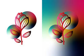 Download Abstract Rose Flower 3d Gradient Svg Graphic By Byemalkan Creative Fabrica Yellowimages Mockups