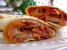 Pizza Wraps Recipe Food Com Wrap Recipes Food Recipes