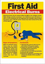 First Aid Electrical Burns First Aid Tips First Aid Poster First Aid
