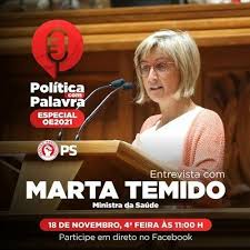 Se permanecermos unidos, seremos mais fortes na nossa capacidade de resposta, disse a ministra da saúde. Stream Politica Com Palavra Oe Marta Temido By Partido Socialista Listen Online For Free On Soundcloud
