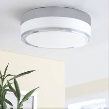 Klassische led wandleuchte oder deckenleuchte rund und eckig in 6 ausführungen. Lindby Flavi Led Bad Deckenlampe O 28 Cm Chrom Kaufen Lampenwelt De