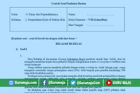 Soal ulangan harian pai kelas 3 semester 2 k 13. Soal Uh Ph Kelas 5 Tema 6 Kurikulum 2013 Revisi Tahun 2020 Guru Maju