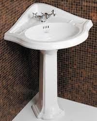 Corner Pedestal Sink Google Search Corner Pedestal Sink Small Pedestal Sink Pedestal Sink