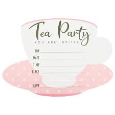 The tea party invitation templates can also be considered in this regard as they can also assist people in. 36 Pack High Tea Party Invitation With Pink Envelopes For Baby Shower And Birthday 5x7 In Walmart Com Walmart Com