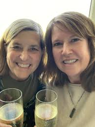 So much fun hanging out with my Sister singing camp songs laughing going  out to nice restaurants being close to Mom after way to long apart