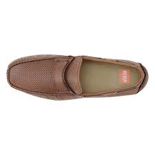 marnitz boss men s mocassins made of leather and perforated leather perforated leather leather mocassins