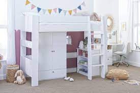 Aspace is the original uk designer of premier children's furniture for today's family. Bloc High Sleeper With Wardrobe And Bookcase Room To Grow