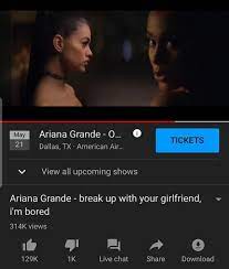 Apparently Ariana kisses a girl at the end. It's the same thing as that  Girls song w/ Cardi B and CharlieXCX. Must... resist... queerbait... :  r/actuallesbians