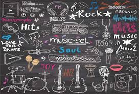 Window panels set of 2. Music Theme Wallpaper For Walls