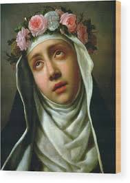 St. Rose of Lima Wood Print by Samuel Epperly