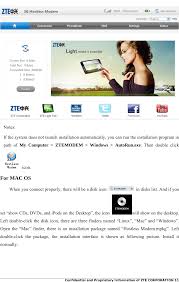 Factory default settings for the zte all models wireless router. Ztemf667 Hspa Usb Modem User Manual Mf667 Usb Modem V2 0 Zte