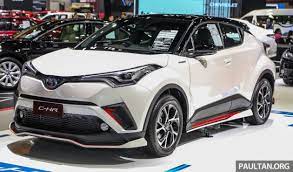 Toyota offers 4 sedans, 3 mpv, 3 muv, 3 pickup, 2 pickup trucks, 2 sedan, 1 crossover, 1 hatchback, 1 minivans and 1 suv in the country. Bangkok 2019 Toyota C Hr Gt Bodykit Introduced Paultan Org
