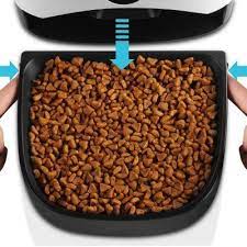 Automatic Food Dispenser App Control 1mp Camera Speaker 4 3l Barrel Compatible With Ios And Android For Dry Food Learn Food Dispenser Pet Feeder Cat Feeder