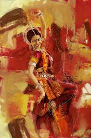 Hindu Dancer Dancers Art Dance Paintings Dancer Painting