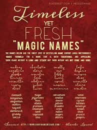 I Found My Name I Knew I Was Magical D Traditional Baby Names Baby Name Reveal Magic Names