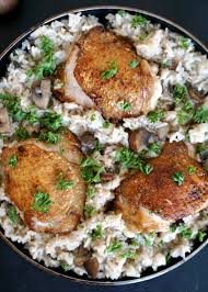 One Pot Wonder Chicken Mushroom Rice My Gorgeous Recipes