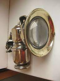 Big Antique Belgian Brass Carbide Acetylene Bicycle Lamp Bisiklet