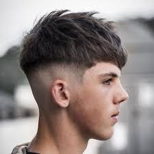 The hair is parted and brushed to one side, making a little bit messy. 35 White Boy Haircuts 2021 Guide