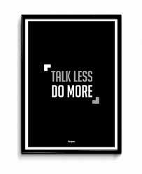 Gold collar | talk less do more it's more than the skill to be considered a gold collar technician. Talk Less Poster Black Hingees