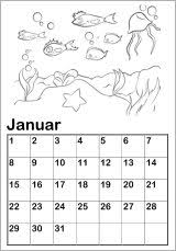 Kostenlose Kalendervorlagen Kinderkalender Alle Jahre Online Ausdrucken Basteln