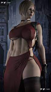 1girls 3d abs ada wong ada wong (cosplay) ass belly button  piercing big ass big breasts blonde hair bracelets bubble ass bubble butt  capcom cassie cage cga3d choker clothed