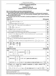 Modele de subiecte şi bareme bacalaureat 2020, 2019, 2018, 2017, 2016, 2015. Subiecte Bac Toamna 2019 Matematica Ce Pica In Functie De Profil Antena 1