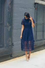 Lovely Lace Lowstoluxe Navy Lace Midi Dress Fall Wedding Guest Dress Wedding Attire Guest