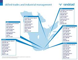 Salary Wage 2014 Canada Map Job Skilled Trades And Industrial Management Learn More On Http Randstad M Salary Guide Sales And Marketing Warehouse Jobs