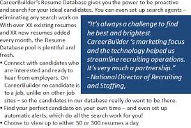 Free Demo Careerbuilder India Resume Database