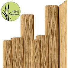 Flickbuyz Natural Peeled Reed Fence Wooden Garden Screen Bamboo Fencing Privacy Panel Roll Wind Sun Protection 1m X In 2020 Privacy Panels Bamboo Fence Wooden Garden