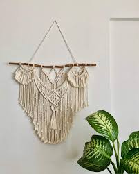 Check spelling or type a new query. Buy Cbxsf Large Macrame Wall Hanging Natural Driftwood Bohemian Walls Decor Macrame Tapestry Above Headboard Art Handicrafts Beige Macrame Wedding Decor 32 W X 32 L Online In Uk B08xppdw42