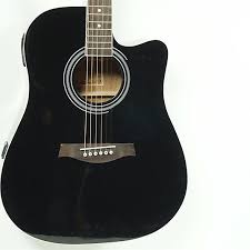 Ibanez V70ce Acoustic Electric Guitar Black Review Ibanez V70ce Bk Acoustic Guitar Black Music Go Round Reverb
