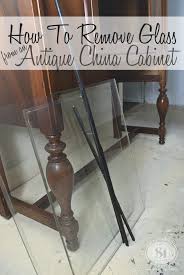 If your glass turns to out to be a special bend, we. How To Remove Glass From Antique China Cabinets Salvaged Inspirations