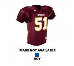 Amazon Com Wilson Youth Football Deluxe Game Jersey Royal