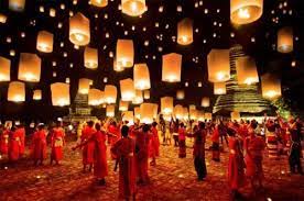 祝福成繁星泰國6大水燈節11月登場 yahoo奇摩旅遊 asia floating lantern festival travel dreams