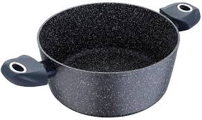 Bergner Orion 24cm Large Pot Non Stick Marble Coating Induction 4 Litre Bergner Casserole Pan Pan Orion